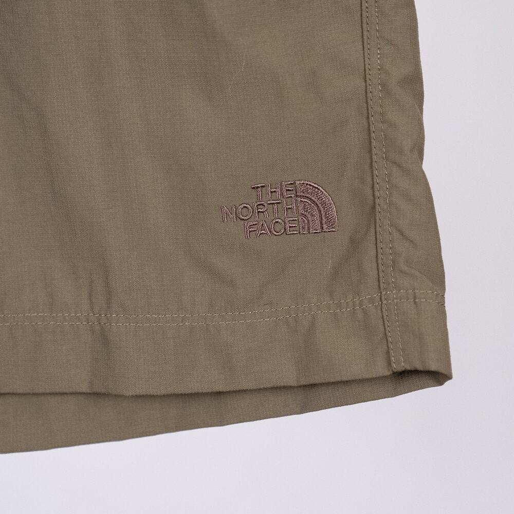North Face Womens Nylon Hiking Shorts Earthy Army Green 6" Inseam Size 4 Pockets - Picture 2 of 7